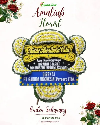 Papan Bunga Duka di Kotabaru